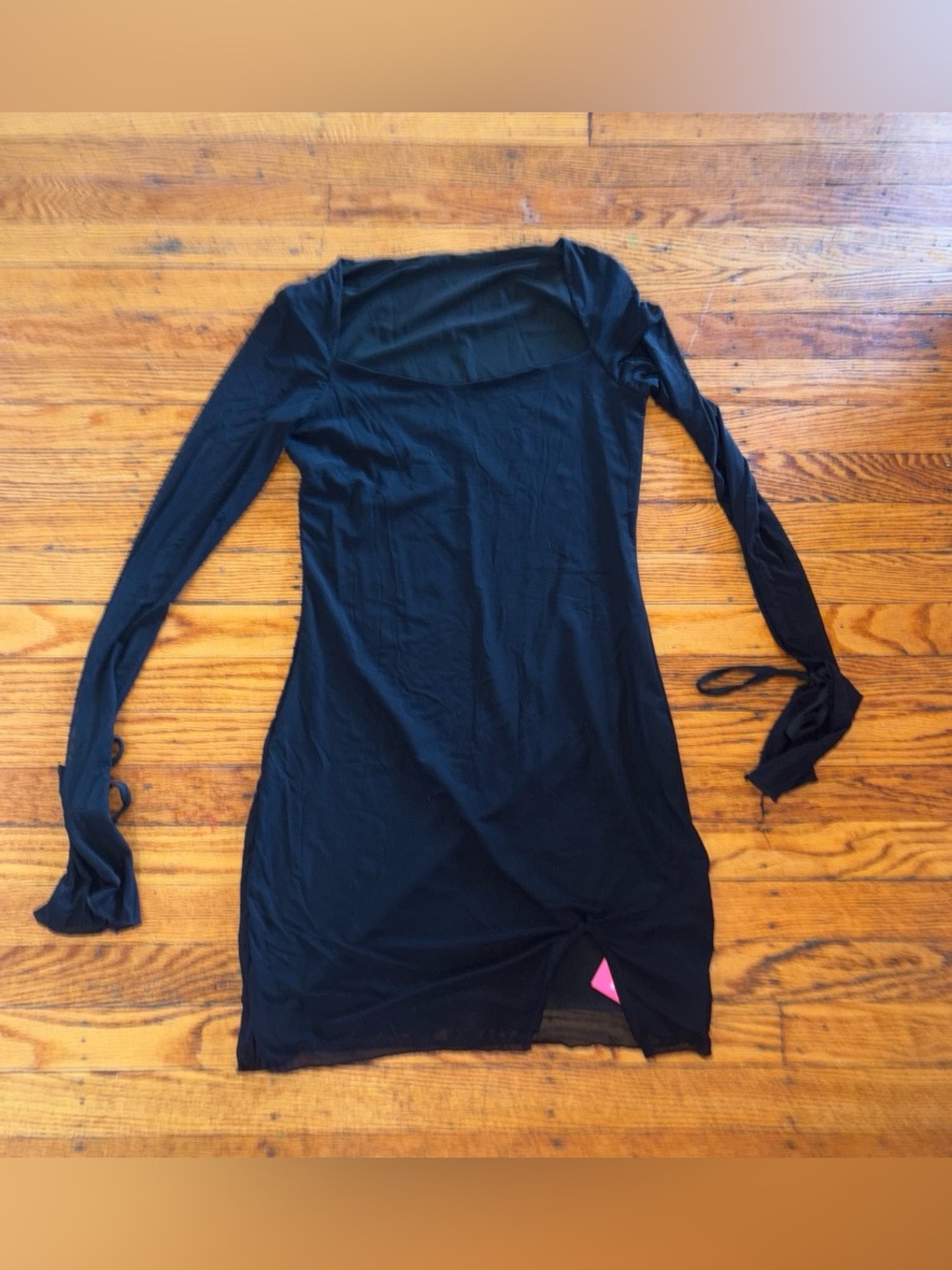 Black Long Sleeve Bodycon Dress